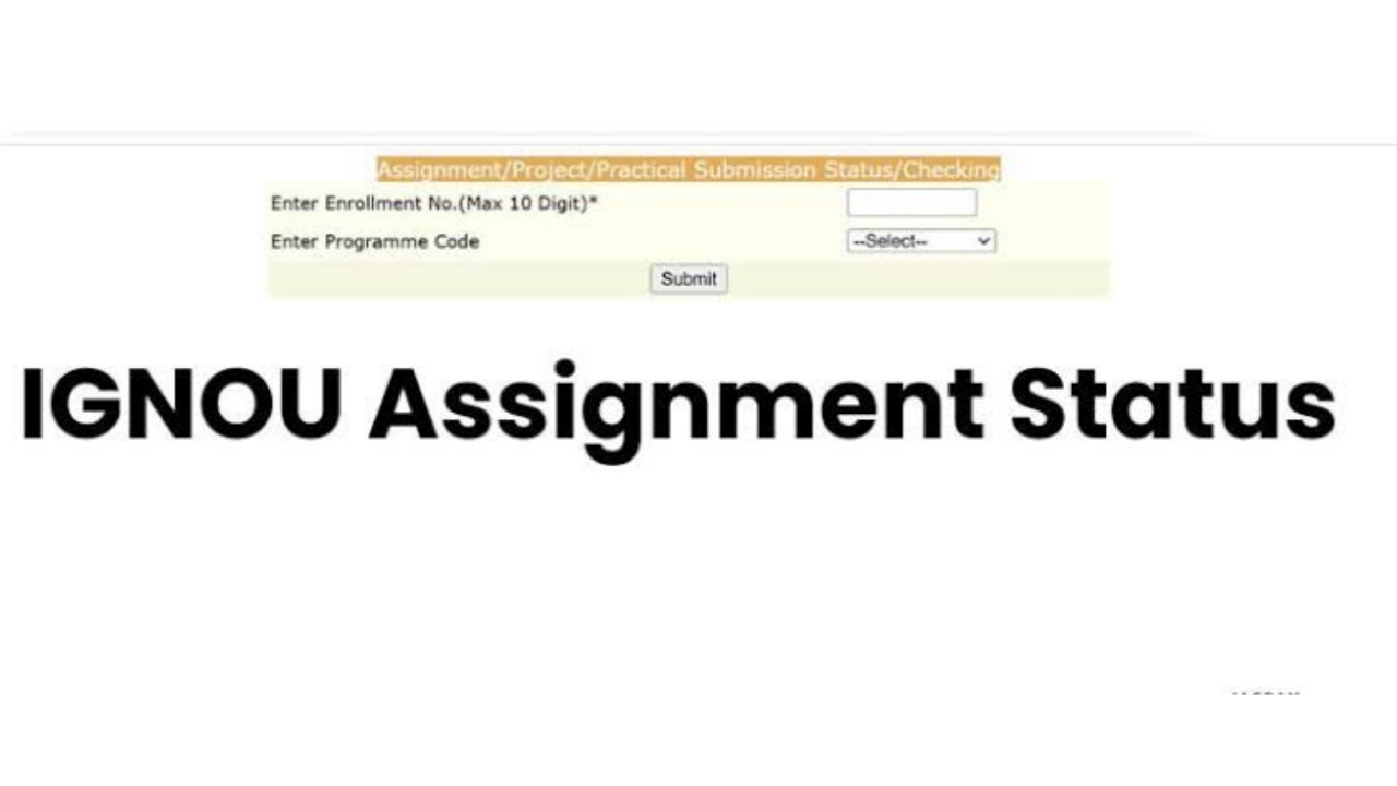 IGNOU June 2025 TEE Assignment Status Released